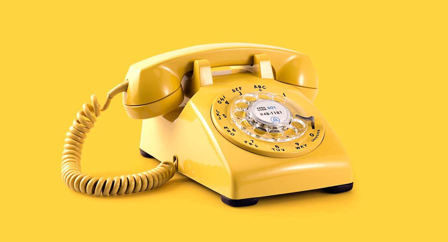 Yellow phone